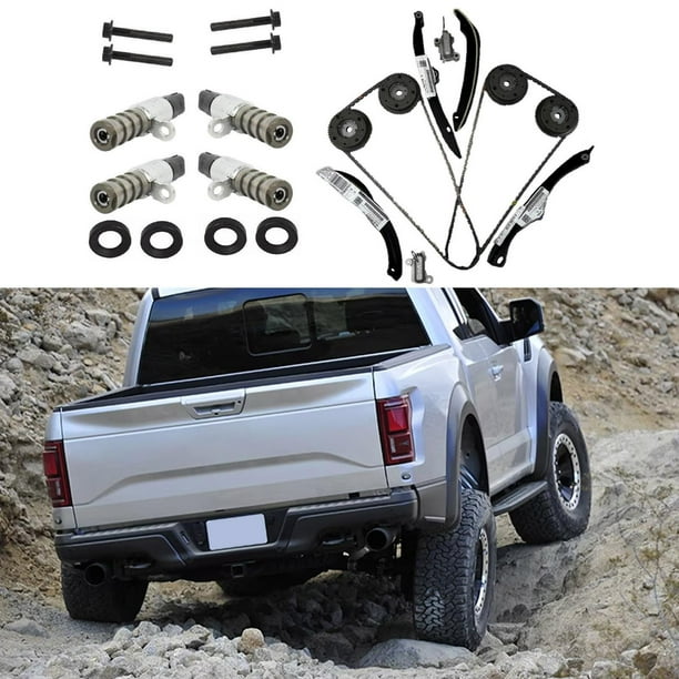 Kit de cadena de distribución Componentes del motor Resistente Fácil instalación Accesorios compatibles para F 150 con motor a 3.5L