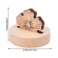 thumbnail image 2 of Quilting Thread Cutters, Peach Blossom Style Tabletop Yarn Cutter Wood Carving Thread Snips with Blade Saver and Stand Creative Thread Cutting Tool for Sewing Craft Projects, 2 of 7