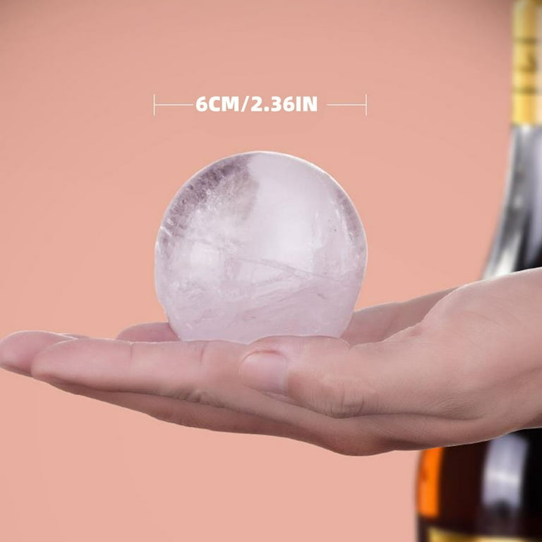 6cm Large Round Ball Ice Mold Silicone Whiskey Ice Cube Maker