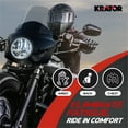 thumbnail image 3 of Krator 15" Clear Replacement Motorcycle Windshield, Motorcycle Windscreen, Chip-Resistant Fairing Windshield For Krator Windshield Headlight Fairing Kit, 3 of 9