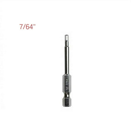 

1Pc 5/64—5/16Inch Imperial Hex Screwdriver Bit Wrench Drill Bit Magnet Tip 50Mm