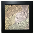 thumbnail image 1 of Stack Papier Fouillis Art Déco Mode Noir Cadre Carré Photo Mur Table, 1 of 3