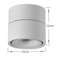 thumbnail image 5 of Focos de techo Led de 5w, luz de techo, ángulo ajustable del cuerpo de la lámpara, focos de lámpara, focos de techo, 5 of 5