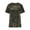 Army Green, variant on ZKCCNUK Summer Tops for Women Crew Neck Velvet Tops Short Sleeve T-Shirt Casual Fashion Blouse