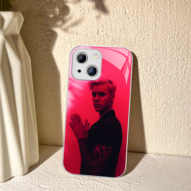 Justin Bieber Phone Case Tempered Glass For iphone 14 13 12 11 Pro Mini XS MAX 14Plus X XS XR Cover