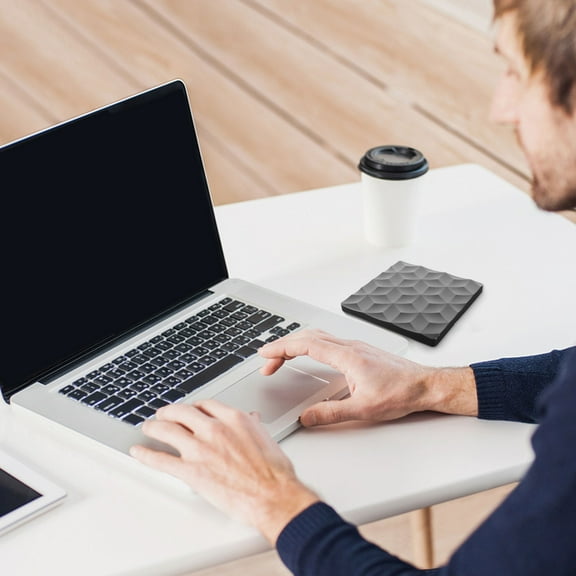 IMIKEYA USB 3.0 Black External Dvd Writer Drive Compatible with All Computers