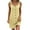 Yellow, variant on Up to 30% off Sundresses for Women 2025 Summer Saving, Women's Solid Color Suspender V-neck Double-layer Crepe Button Up Dress With Pockets(Wine,XXL)