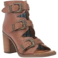 thumbnail image 2 of Dingo  Womens Ziggy Studded Open Toe Shootie Pumps  Casual, 2 of 4