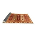 thumbnail image 2 of Ahgly Company Indoor Rectangle Abstract Orange Modern Area Rugs, 5' x 8', 2 of 4