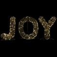 thumbnail image 4 of Northlight LED Lighted Twinkle "Joy" Metal Wire Outdoor Christmas Decoration - 16" - Gold, 4 of 9