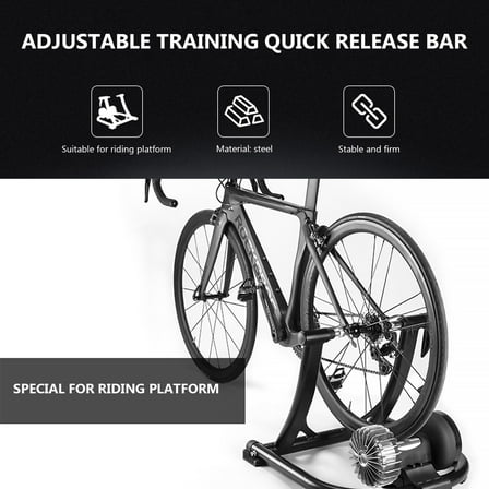 CIMAXIC quick release wheel skewer Trainer Skewer Steel 2PCS for Cycling