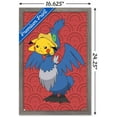 thumbnail image 3 of Pokemon - Pikachu and Cramorant Wall Poster, 14.725" x 22.375", Framed, 3 of 3