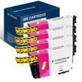 thumbnail image 1 of INK4WORK 4 Pack 200XL Magenta Remanufactured Ink Cartridge Replacement for Epson T200XL T200 XL Expression XP-410 XP-400 XP-310 XP-200, Workforce WF-2520 WF-2530 WF-2540 (Magenta, 4-Pack), 1 of 4