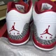 thumbnail image 5 of Ni - ke *NEW* Air Jordan 3 Retro GS 'Cardinal Red' Kid's shoe size 7Y SKU 398614-126, 5 of 5