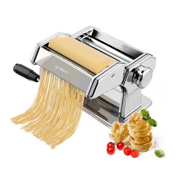 Pasta Machine, iSiLER 9 Adjustable Thickness Settings Pasta Maker