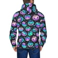 thumbnail image 5 of Zip Up Hoodies for Men - halloween pumpkin colorful pink Long Sleeve Comfrt Men'S Fashion Hoodies & Sweatshirts, Jackets for Men Hoodies Pullover Clothing Clothes with Pouch, 5 of 5