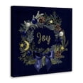 thumbnail image 4 of Stupell Industries Joy Holiday Wreath Holiday Painting Gallery Wrapped Canvas Art Print Wall Art, 17 x 17, 4 of 8