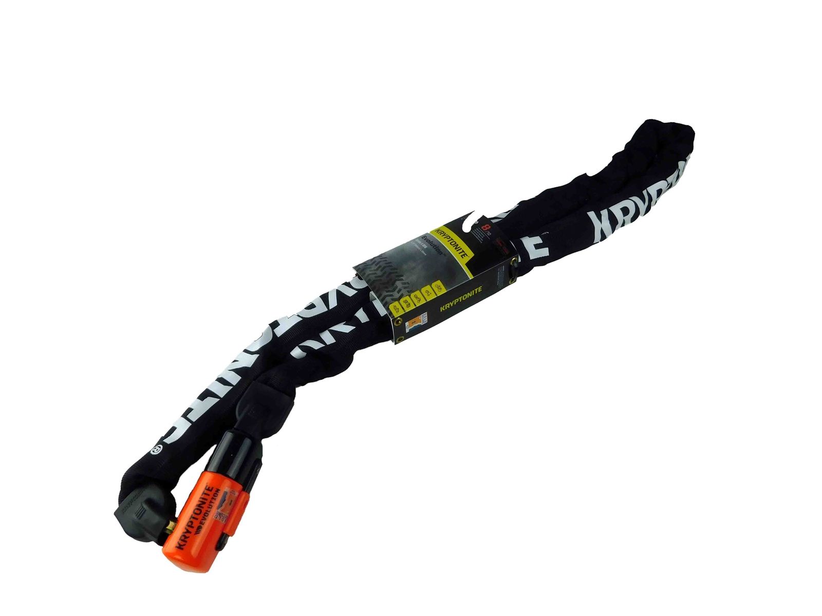 Kryptonite Stronghold 410 4ft Looped Cable Series 4 1016 5.25ft Integrated Chain