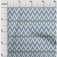 thumbnail image 1 of oneOone Tissu Popeline de Coton Imprimé Chevron Ikat BTY 42 Pouces de Large, 1 of 4