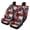 Vintage American Flag with Hibiscus Floral Print, variant on Uourmeti Blue Palm Tree Print Car Seat Covers 3 Pieces Car Seat Covers Full Set Auto Decor Easy to Install Suitable for Truck Cars