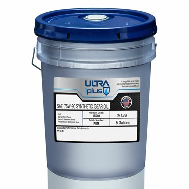 Ultra1Plus SAE 75W-90 Synthetic Gear Oil API GL-5 – 2 Gallon (8 Quarts) Combo Pack