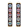 thumbnail image 2 of Letreros de Halloween, accesorios para fotos de miedo, banderines colgantes para festivales y , para patio trasero, puerta al aire libre, Zulema Signo de Halloween, 2 of 8