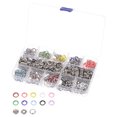 thumbnail image 1 of 200 Juegos Metal Presión Unique Bargains 10 Colores 9.5mm 0.37 Pulgadas, 1 of 5