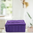 thumbnail image 1 of unbranded Bolsa Y Organizadora Morada Para Esenciales Con Estructura Reforzada, 1 of 8