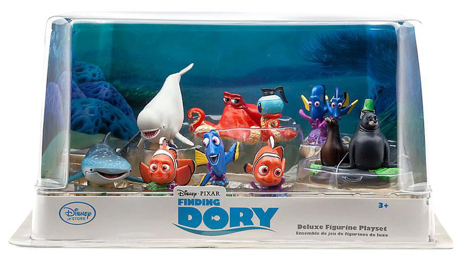 Disney Collection Finding Dory 6 piece Figure Figurine Set Pack 