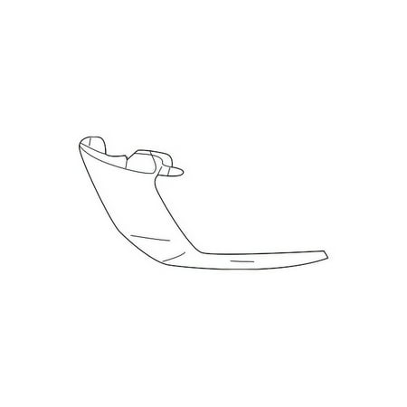 Genuine OE Mitsubishi Lower Molding - 6400K716