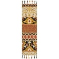 thumbnail image 3 of SAFAVIEH Suzani Melody Southwestern Wool Runner Rug, Rust/Gold, 2'3" x 8', 3 of 5