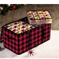 thumbnail image 2 of Caja de almacenamiento para adornos navideños ZOBER Stores 128 adornos, 2 of 8