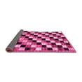 thumbnail image 2 of Ahgly Company Indoor Rectangle Checkered Pink Modern Area Rugs, 3' x 5', 2 of 4