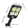thumbnail image 3 of Limited Time Deal karymi Solar Street Lights Outdoor Solar Parking Lights Wireless Motion Sensor Solar Security Wall Light with 3 Modes for Garden Street Yard Apartment Essentials, 3 of 7
