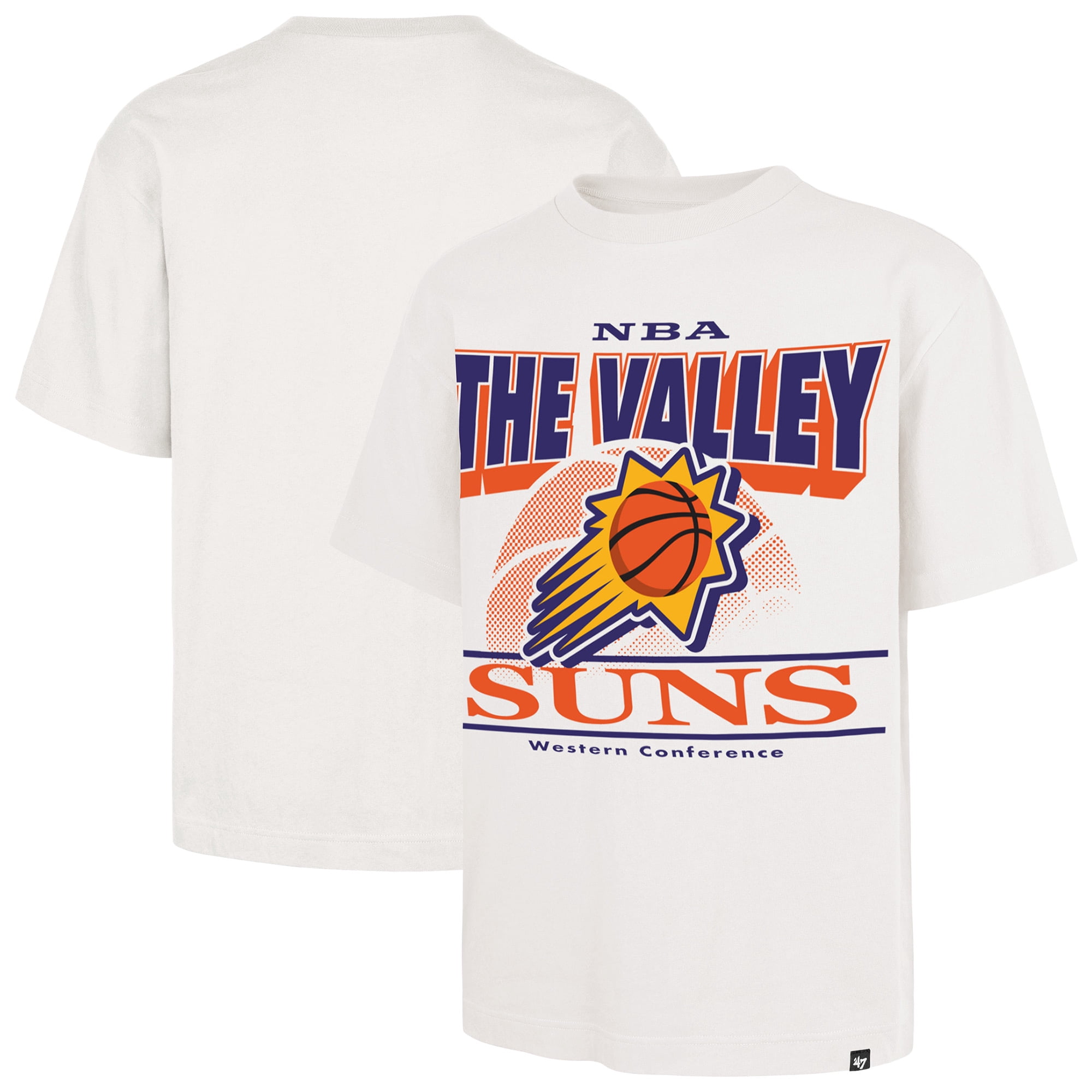 Men's-'47 White Phoenix Suns City Edition Shifty Foundation T-Shirt