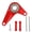 Red, variant on Motorcycle Gear Shift Stabilizer Support kit For Honda MSX125 MSX125SF Grom 125 2020 2021 2022 motorcycle accessories