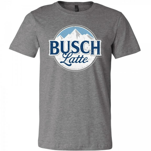 Busch Latte Logo Charcoal Grey Colorway T-Shirt-3XLarge