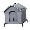 thumbnail image 3 of Casa para gatos al aire libre, tienda de campaña para gatos, cálida, resistente al viento, para mascotas salvajes SG, 3 of 8