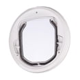 thumbnail image 2 of Puerta Abatible para Perros y Gatos Sunnimix con Bloqueo de 4 Vías para Puertas Corredizas Blanco, 2 of 7