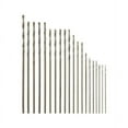 thumbnail image 3 of 20 pc Mini HSS Twist Micro-Drill Bits Set Index 61-80 w/Steel Hand Drill hobby, 3 of 9