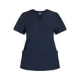 thumbnail image 2 of Generic Women's Scrub Wrap Top Sizes XS-XXXL, 2 of 5