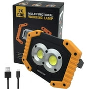 GRACETOP LED Work Light 20W Portable Lighting, IP65 Waterproof Emergency Lamp Job Site Lighting suport AA Battery