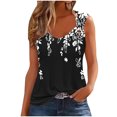 thumbnail image 2 of Puntoco Camisetas sin mangas ajustadas para mujer Camiseta sin mangas con estampado de mujer Camiseta sin mangas holgada, 2 of 5