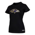 thumbnail image 2 of NFL Playera Aficionado Básica Baltimore Ravens Negro para Mujer, Talla Chica, 2 of 5