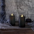 thumbnail image 4 of Battery-Operated Warm White LED Flameless Candles, Black, 5.5", 2 Count, Halloween by Way To Celebrate, 4 of 8