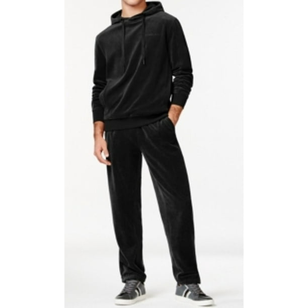 Sean John Sean John NEW Black Mens Size Big 4X Velour Hoodie And Pant Tracksuit