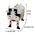 thumbnail image 2 of Animal Shaped Creative Metal Mailbox, Decorative Horse Cow Chicken Outdoor Post Mail Box for Farmhouse Yard Garden Decor, Personalized Waterproof Letter Box with Flag, 2 of 8