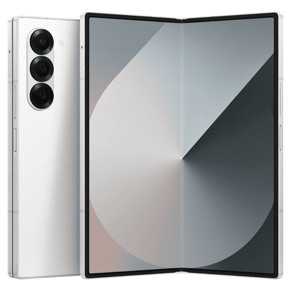 Pre-Owned Unlocked for All Carriers Samsung Galaxy Z Fold 6 Cell Phone 512GB 12GB RAM White