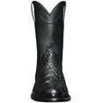 thumbnail image 2 of Men's Western Cowboy Boots Vintage Leather Casual Snake Print Mid Calf Boots Riding Boots Autumn Winter Men's Boots, 2 of 5