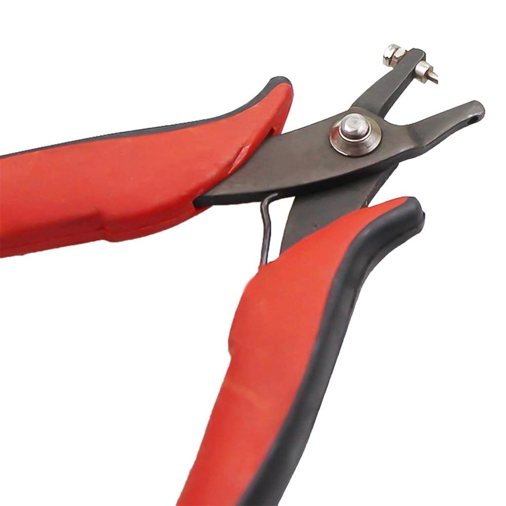 ANXPTIME Jewelry Making Hole Punch Pliers Cold Connection Jewelry Tool 1.5mm/1.8mm Hole Punch Pliers for DIY Jewelry Projects